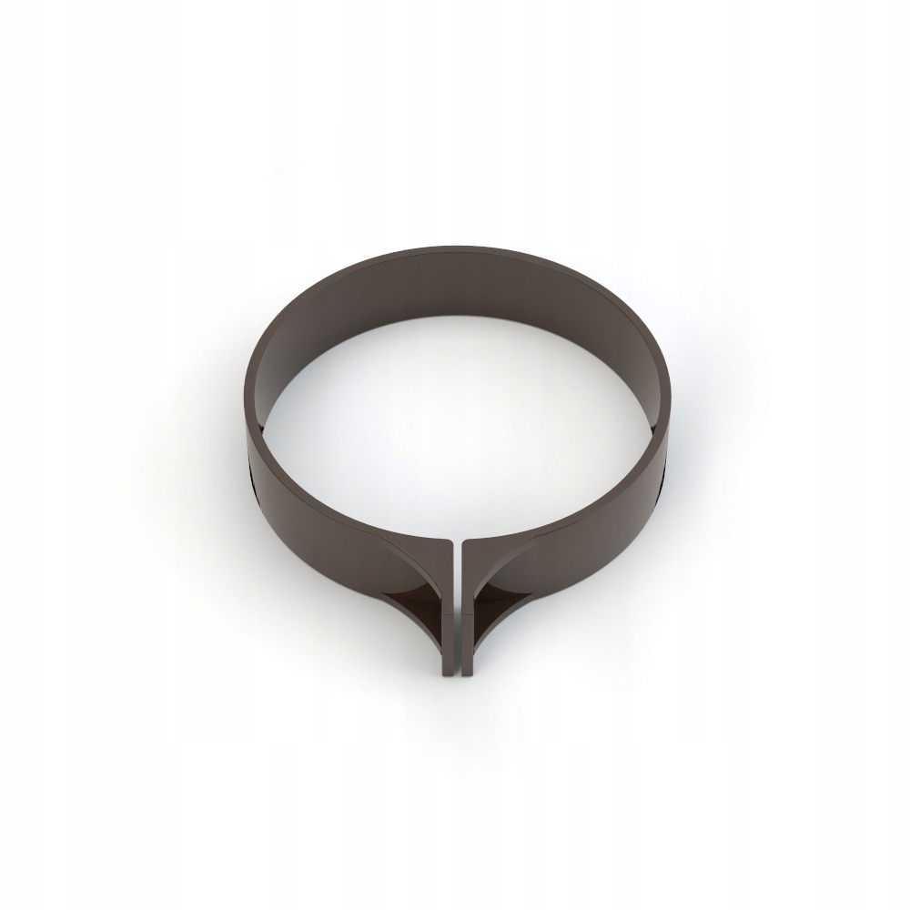 OBEJMA rury spustowej PVC GAMRAT 90 mm BRĄZ Marka Gamrat