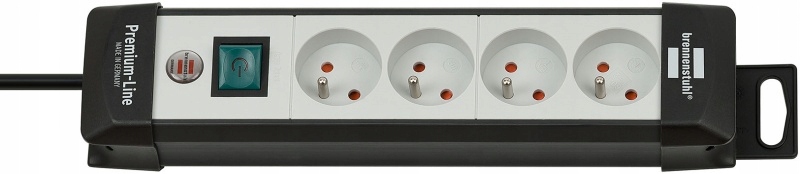 Prodlužovací kabel Zásuvková Lišta 4 zásuvky Kabel 1,8 m