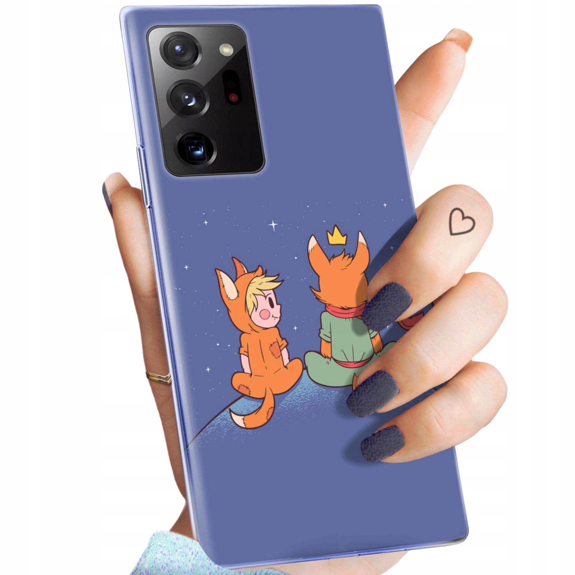 Etui Do Samsung Note 20 Ultra 20 Ultra 5G Mały Książę Lisek Róża