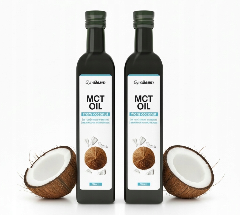 Olej Mct z kokosa idealny do diet Keto Low Carb Paleo Gymbeam 500ml