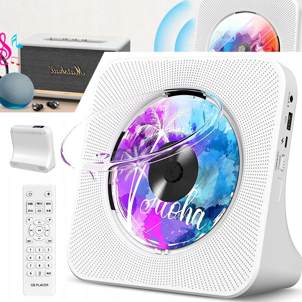 CD Přehrávač S Radioboomboxem, Bluetooth Přehrávačem CD, Přehrávačem Hudby