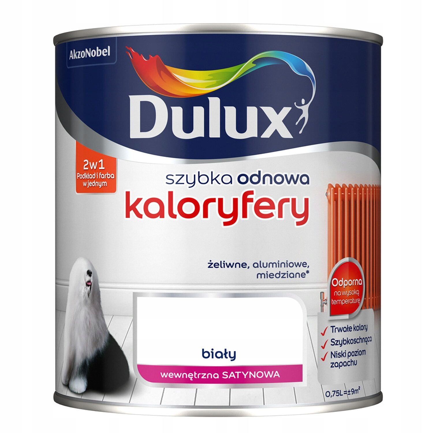

Dulux Farba Szybka Odnowa Kaloryfery 0,75L Biały