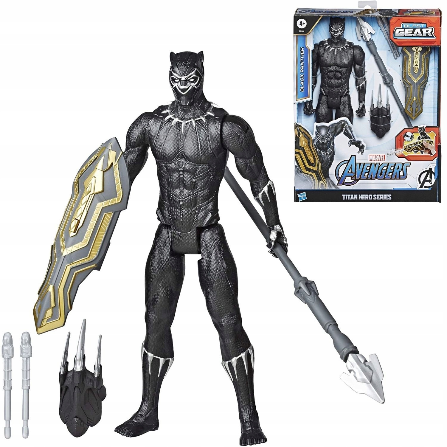 

Hasbro Czarna Pantera Wyrzutnia Blast Gear E7388