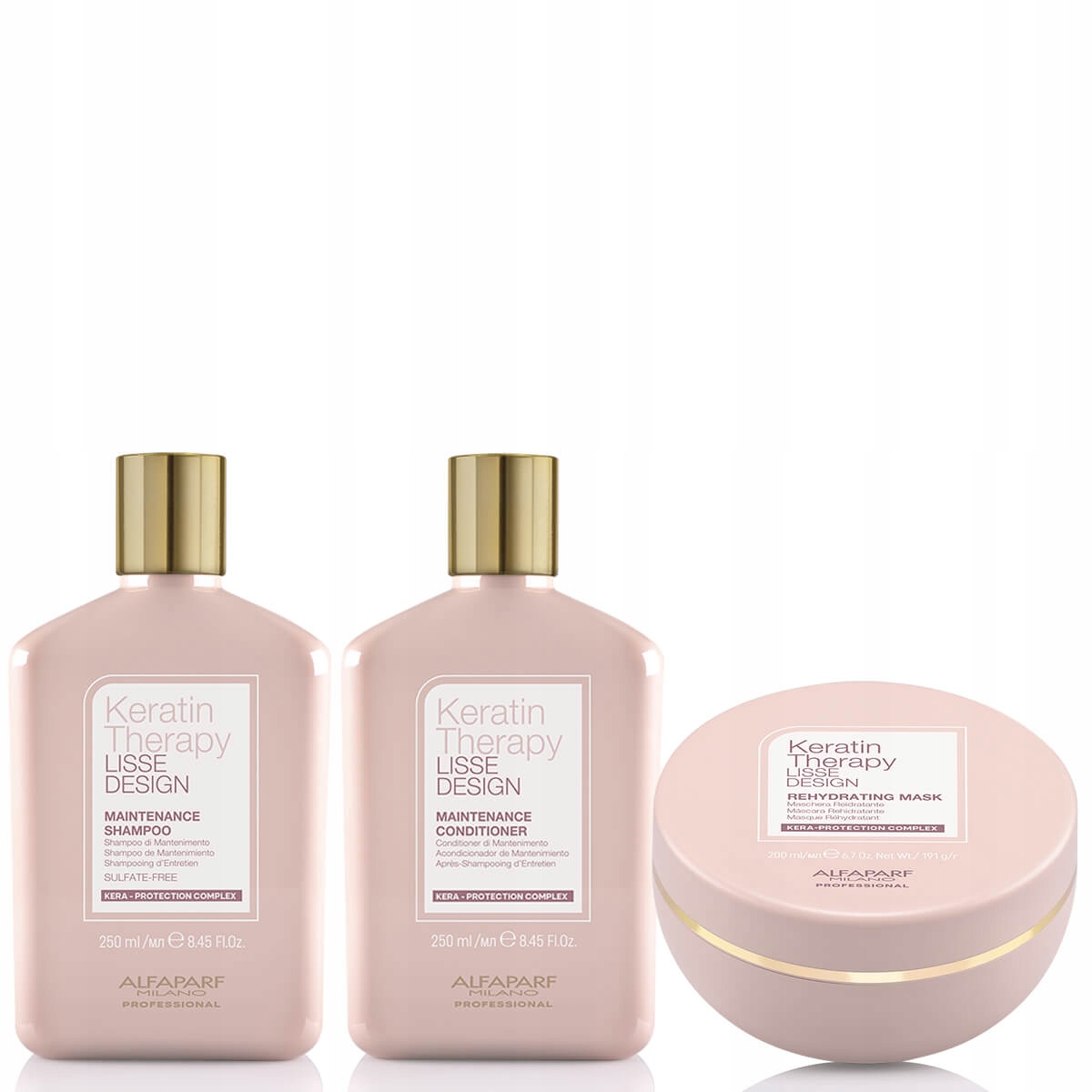 Alfaparf Lisse Design Keratin Therapy zestaw wygładzający włosy