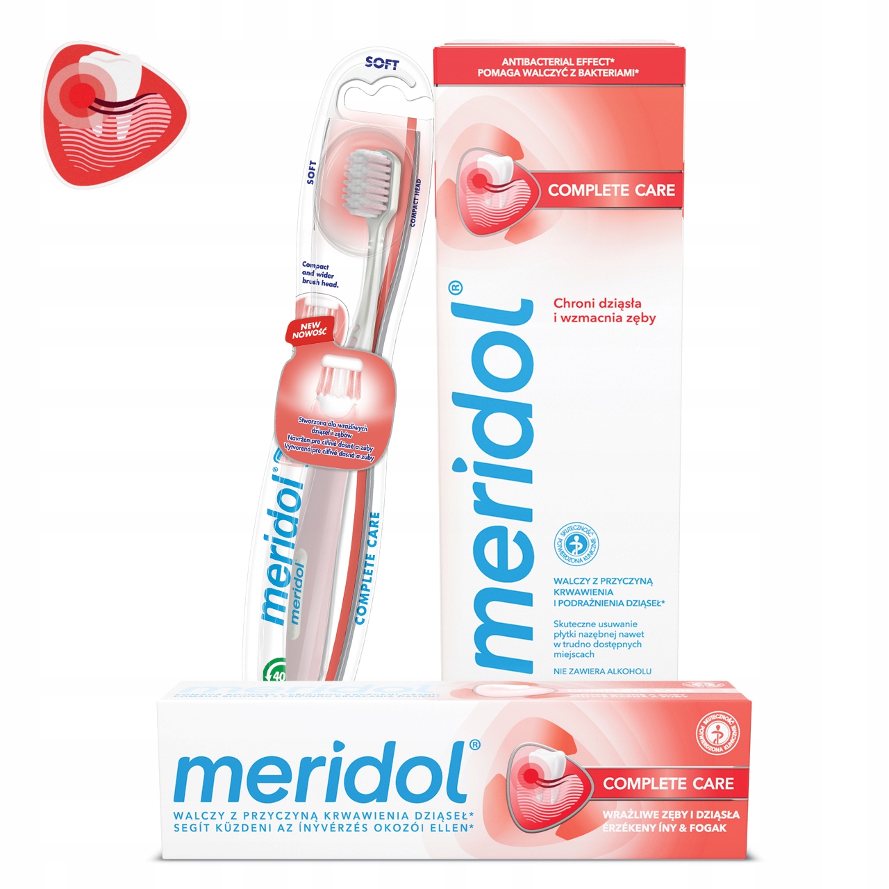 

meridol zestaw Complete Care Wrażliwe zęby dziąsła