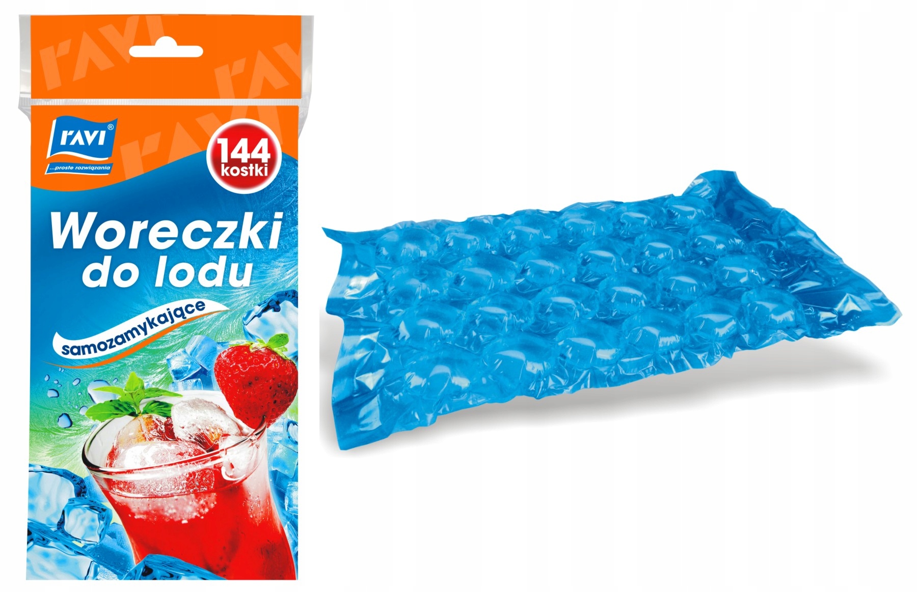 

Woreczki Do Kostek Lodu samozamykające ravi