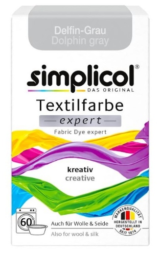 

Simplicol Expert Barwnik do Tkanin Szary 150g De