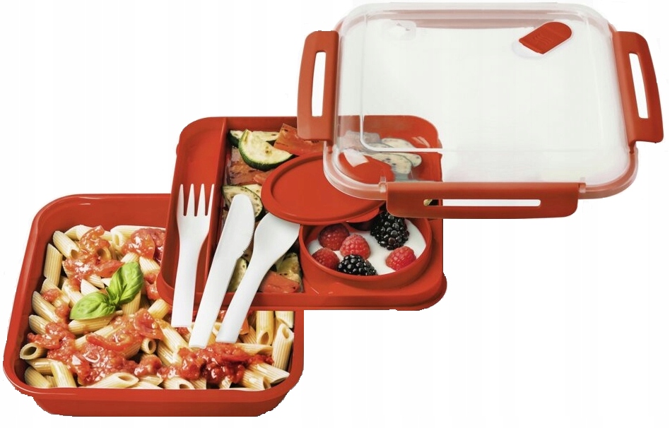

Lunchbox Pojemnik Na Żywność 2 Poziomy Rotho 1,1L