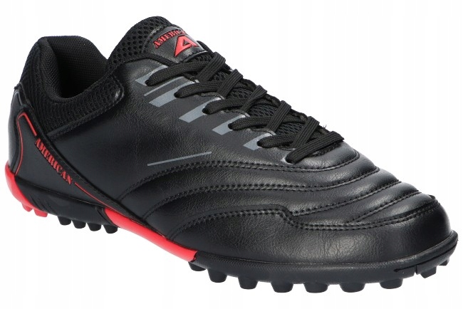 American Club FH86 Buty Piłkarskie Korki Orliki Turfy Męskie Black 44