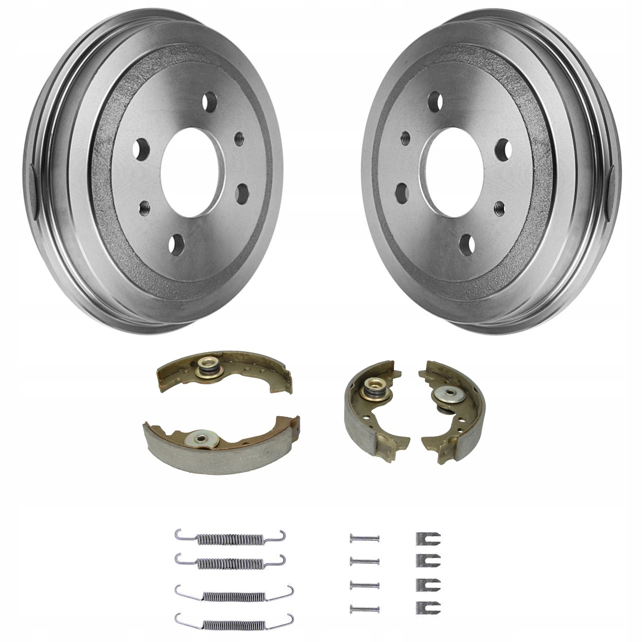 БАРАБАНЫ ТОРМОЗНЫЕ КОМПЛЕКТ МОНТАЖ. PANDA UNO FIORINO