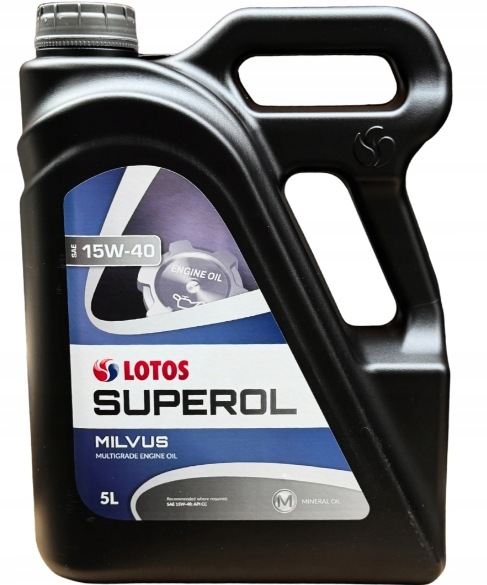Lotos Milvus CC 15W40 5L Mineralny Olej do Silników Diesla rok prod 2026