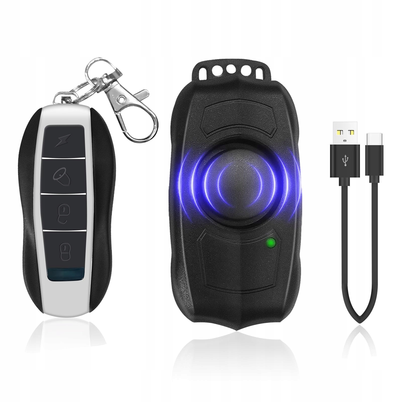 Alarm rowerowy z pilotem