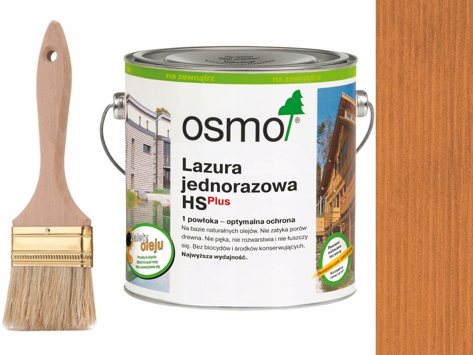 Osmo Jednorázová lazura 9235 Červený Cedr 0,75L