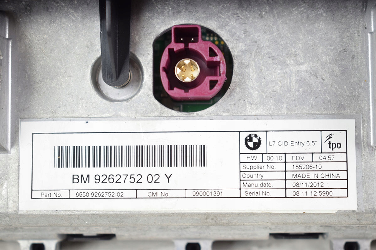 Display BMW F30 F31 9262752