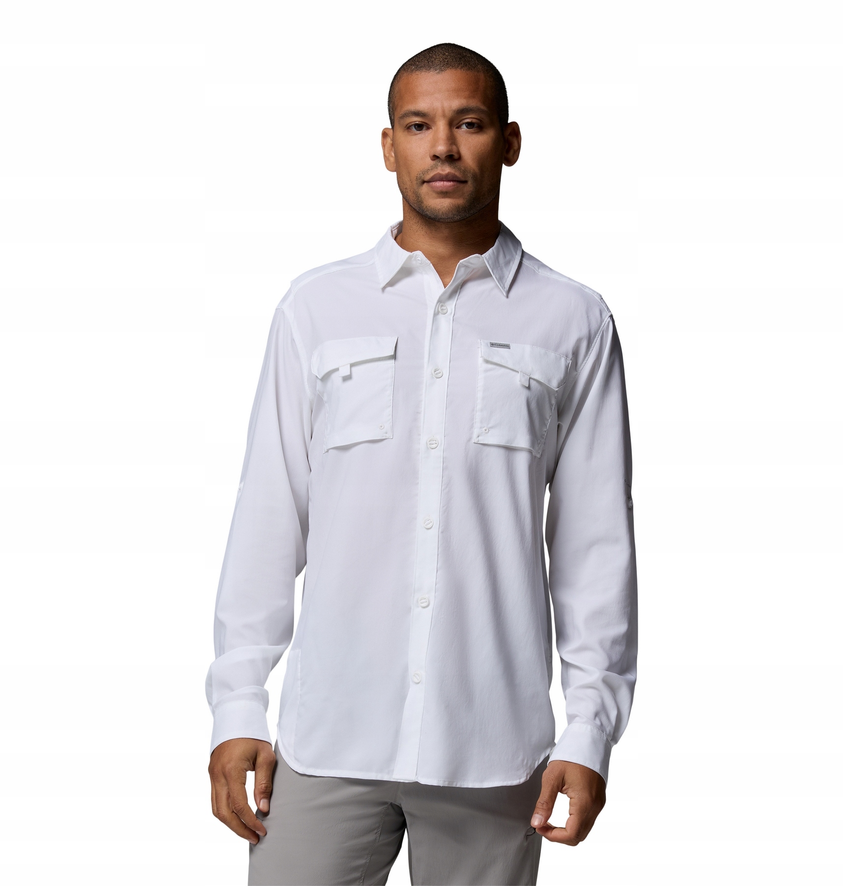Pánská košile Columbia Silver Ridge Utility II Ls bílá 2157293100 r S