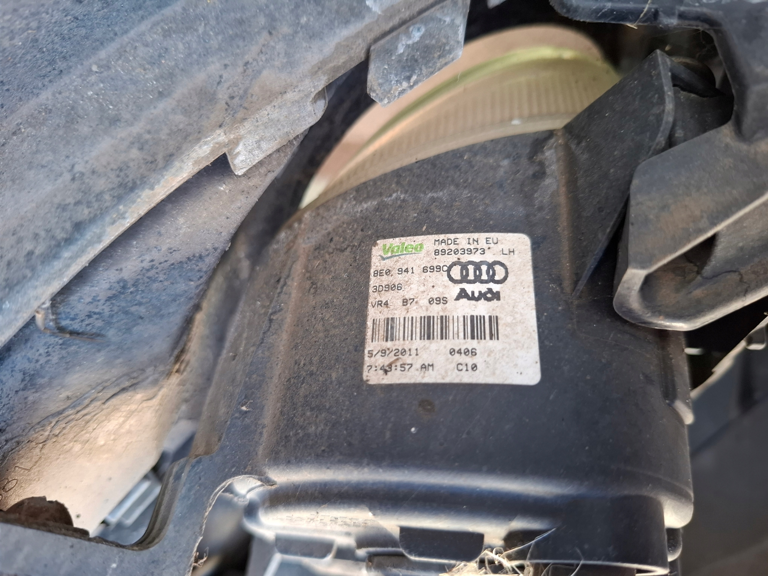 bumper front front AUDI A3 8P LIFT 2008-2012 8P0807437H
