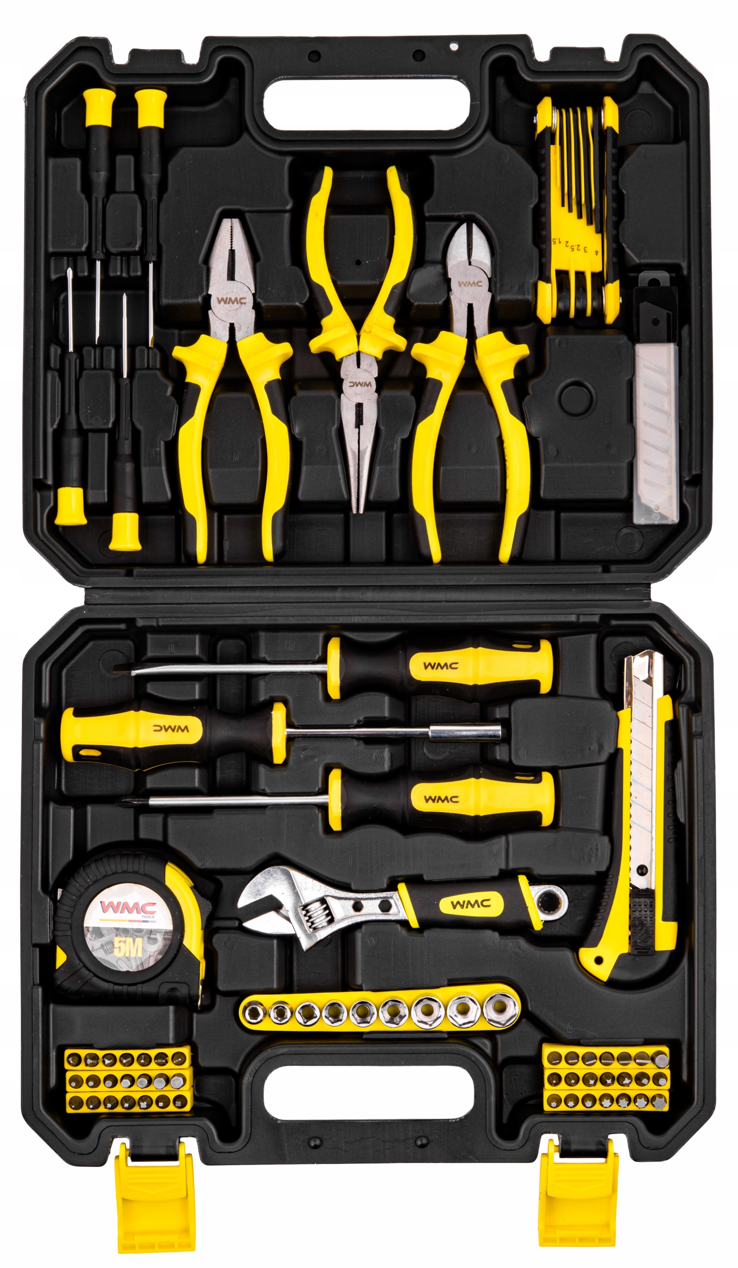 ZESTAW NARZEDZIOWY KLUCZE NASADOWE WKRETAKI BITY Kind Extensions