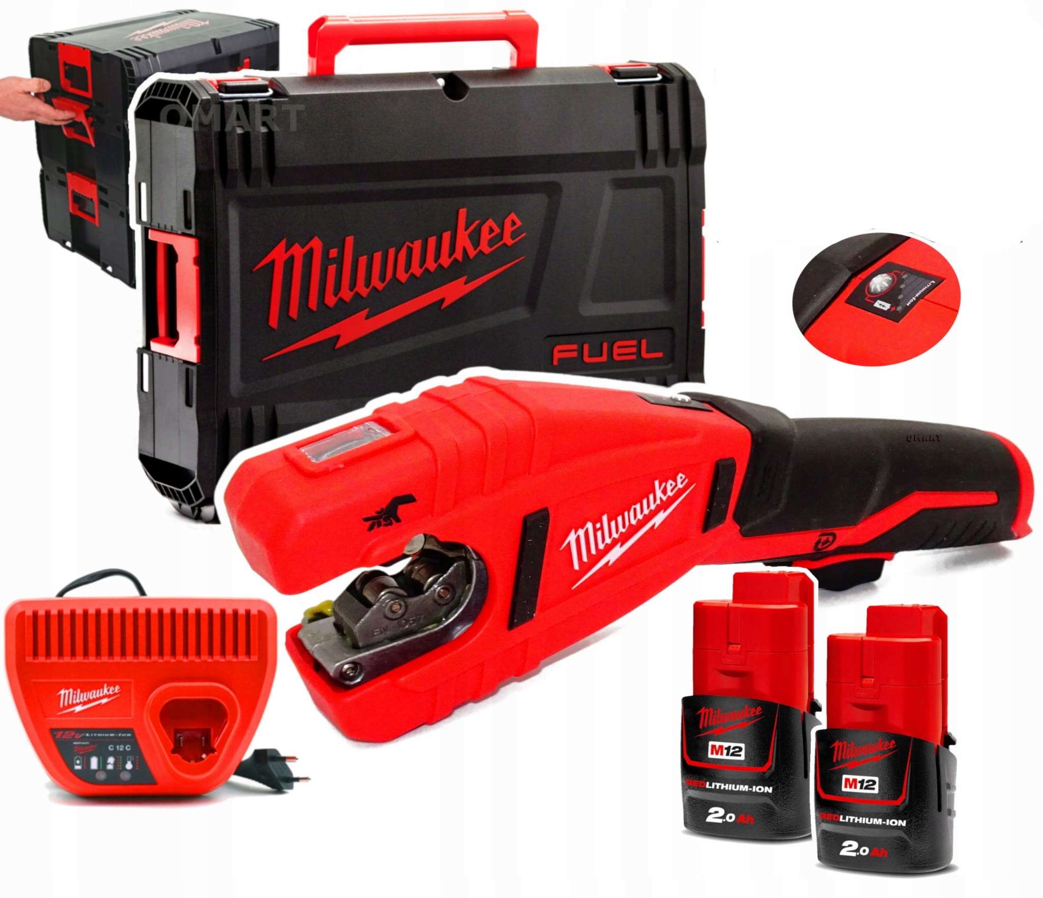 Nożyce Obcinak Do Rur C12PC-202X Milwaukee 12-28MM Zestaw Combo