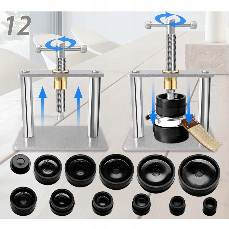 ZESTAW NARZĘDZI DO ZEGARKA Z NARZĘDZIEM DO WYMIANY I OTWIERANIA KOPERTY Model 6TL1088