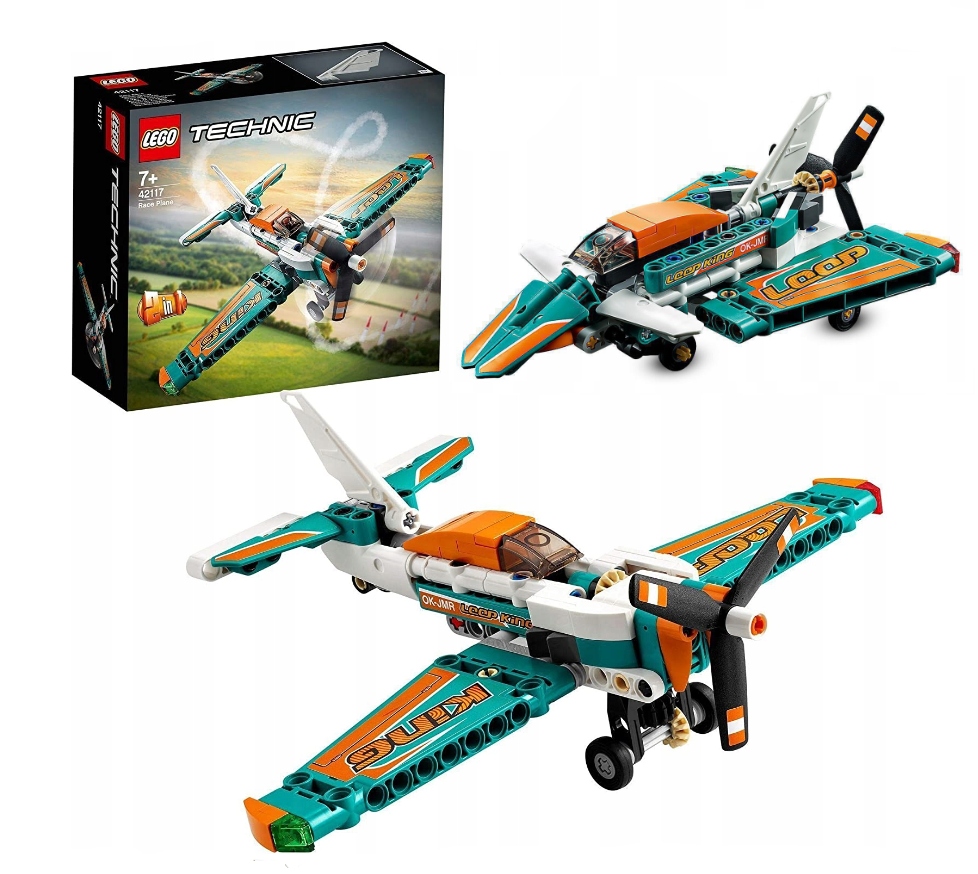 Zestaw Lego Technic 42117 Samolot Wyścigowy Odrzutowiec