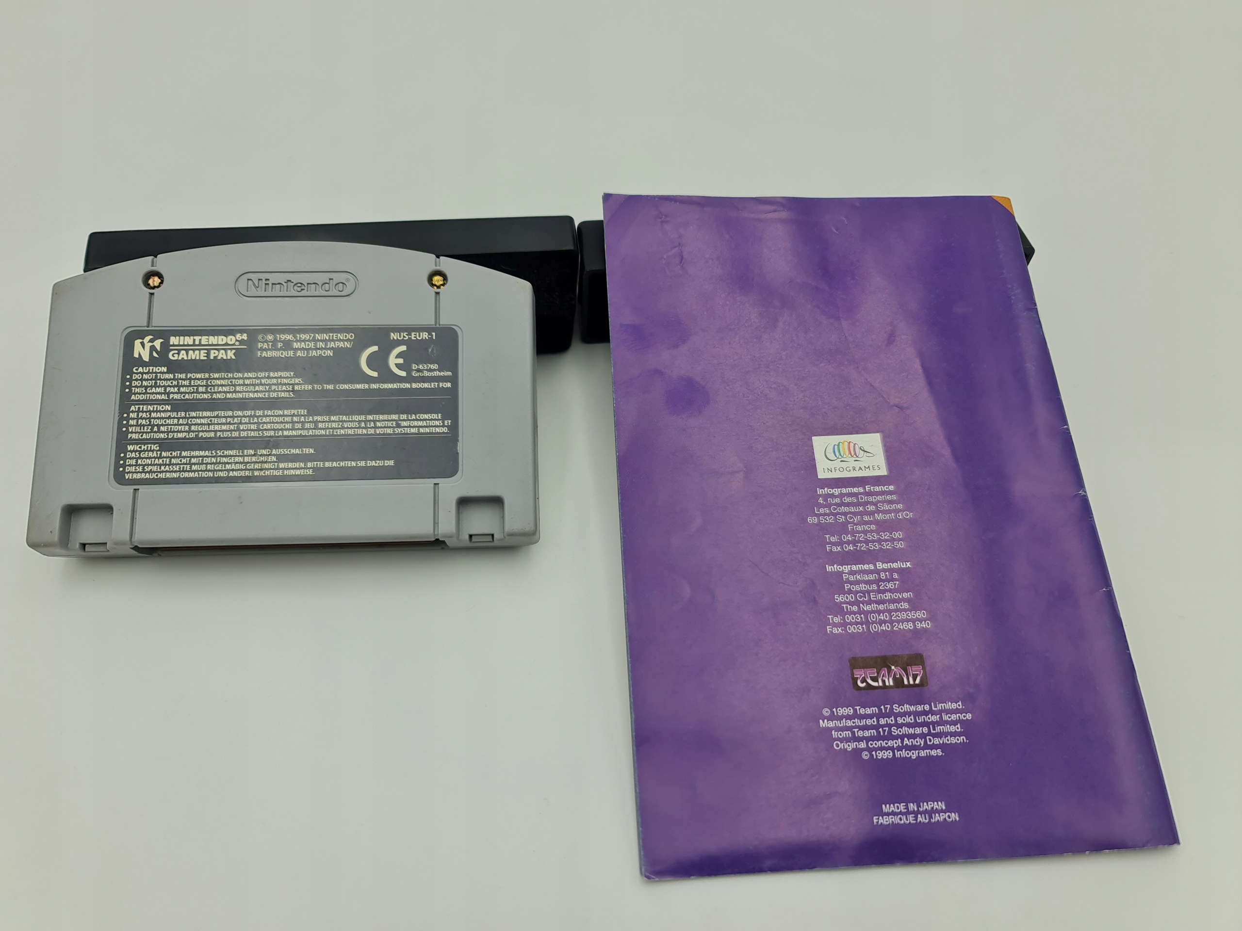 NINTENDO 64 WORMS ARMAGEDDON Tytuł Worms Armageddon