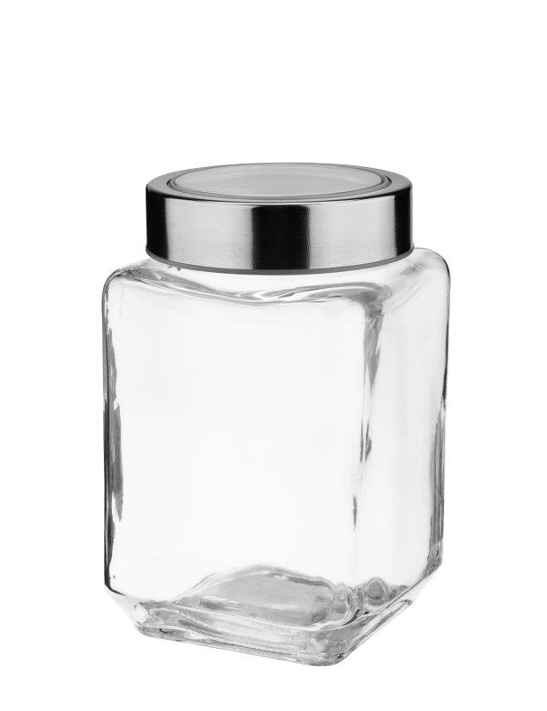 

Pojemnik Kuchenny Szklany Kwadratowy Rubi 700ml