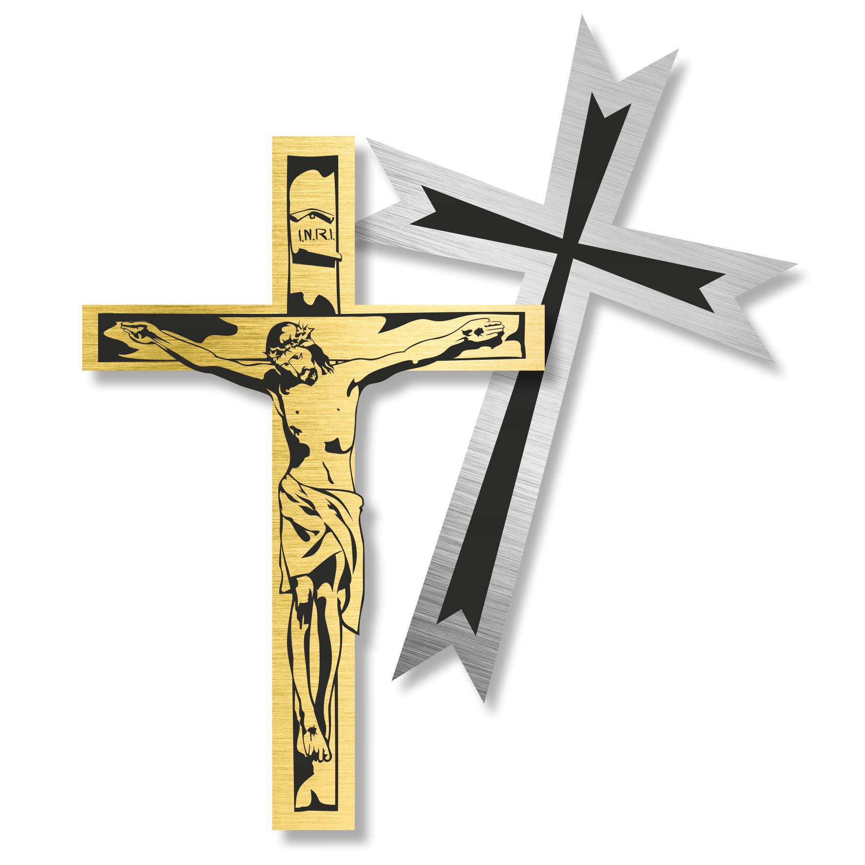 KRZYŻ NA GRÓB grawer nagrobek złoty srebrny