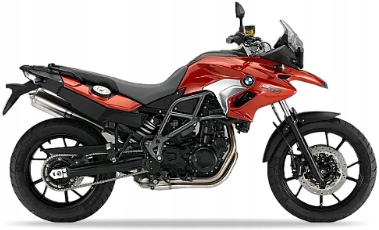 Samolepky Juula Na Motocykl Pro Bmw F 700 Gs 2016-2017 Oranžové WN0T