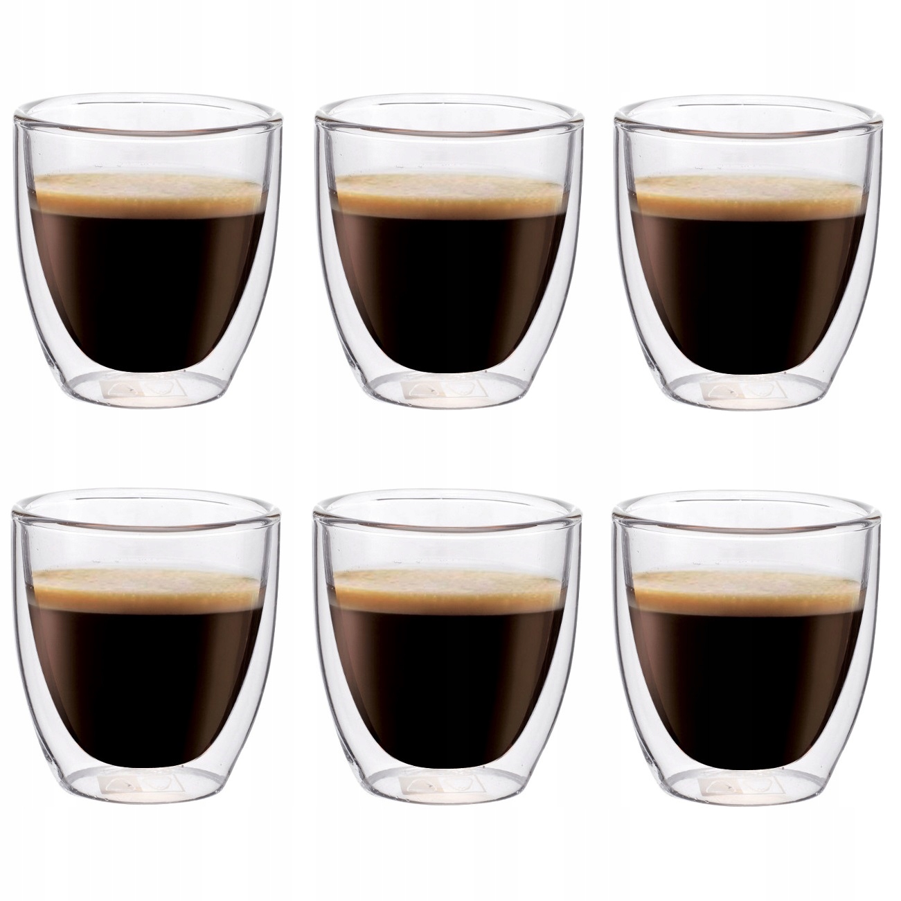 

Filiżanki Termiczne Kawy Espresso Herbaty 80ml x6