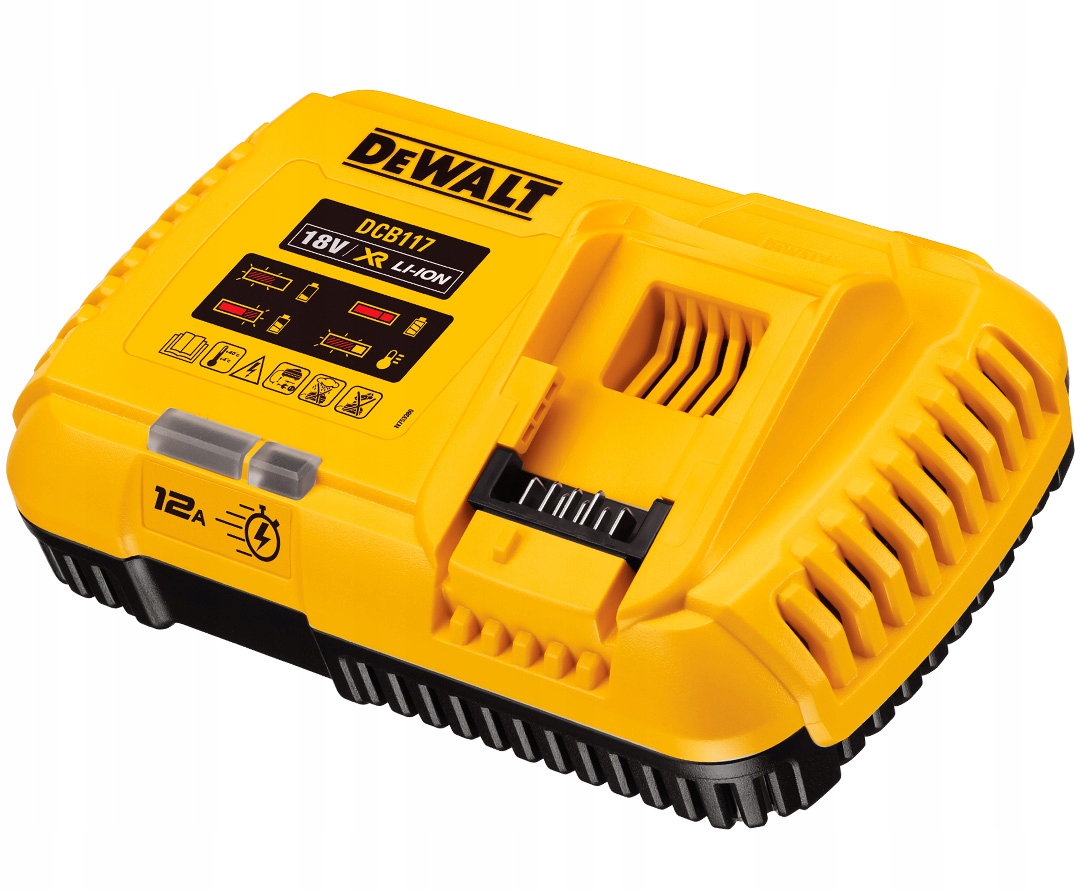 Szybka ładowarka 12A do akumulatorów DeWALT DCB117