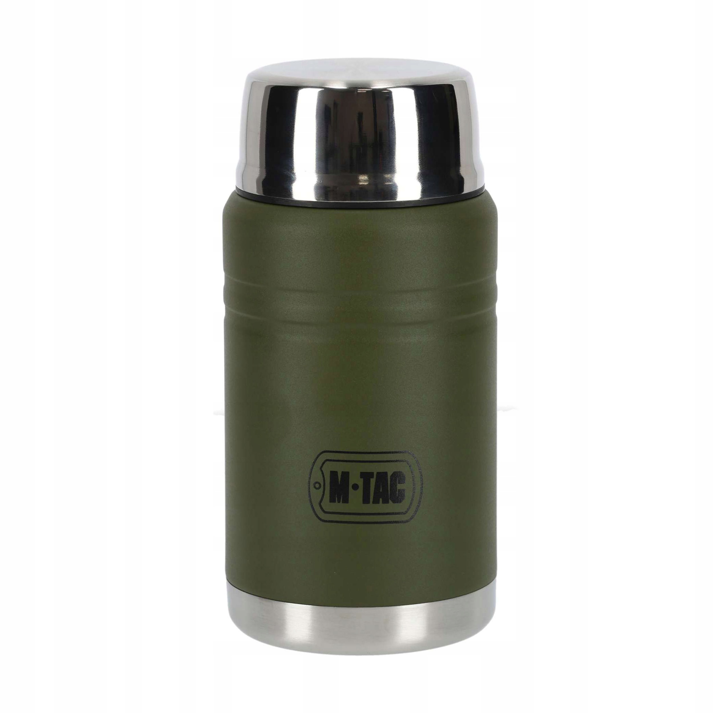 Termoska na jídlo M-Tac se skládací lžící z z nerezové oceli, 750 ml