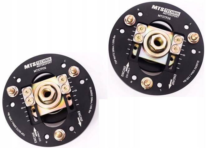 CAMBER PLATES MTS 2x REGULACJA KĄTÓW MOCOWANIA BMW E63 E61 E60 E39 Z4 E46