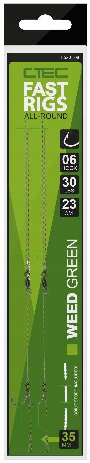 Ctec Fast Rigs Ar Weed Green #10 2 Sztuki