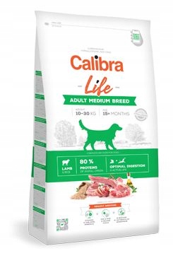 Levně Calibra Dog Life Adult Medium Breed Lamb 12kg