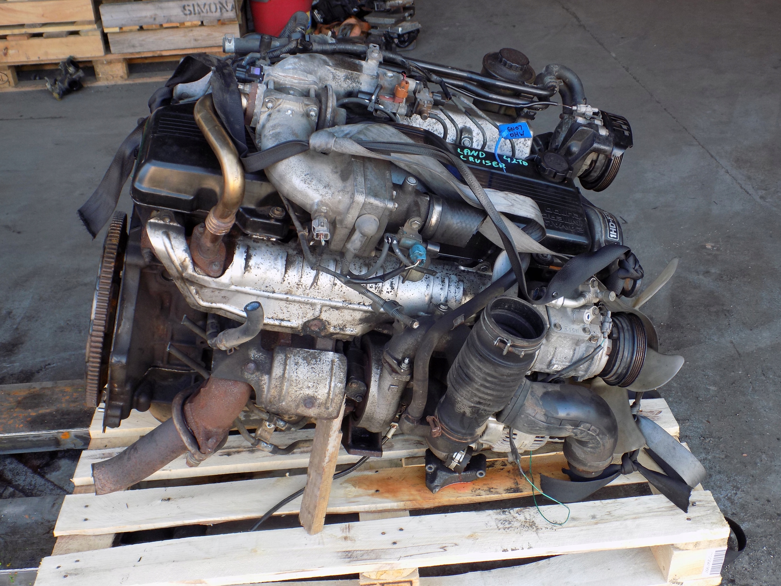 SILNIK TOYOTA LAND CRUISER 4.2 TD 1HD-FTE