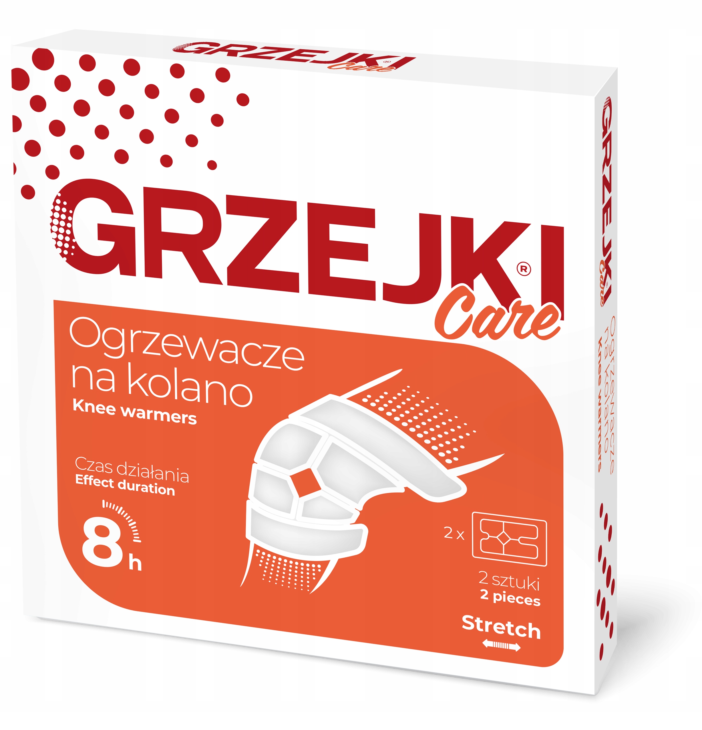 Grzejki care ogrzewacz na kolano staw kolanowy 1 sztuka 12h ciepła komfort