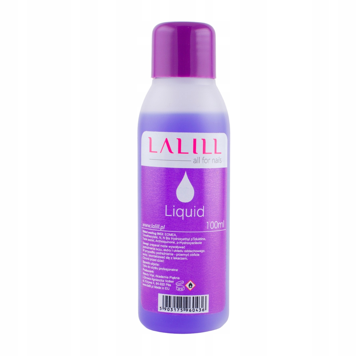 

Płyn Do Akrylu Liquid Manidure Akrylowy 100ml