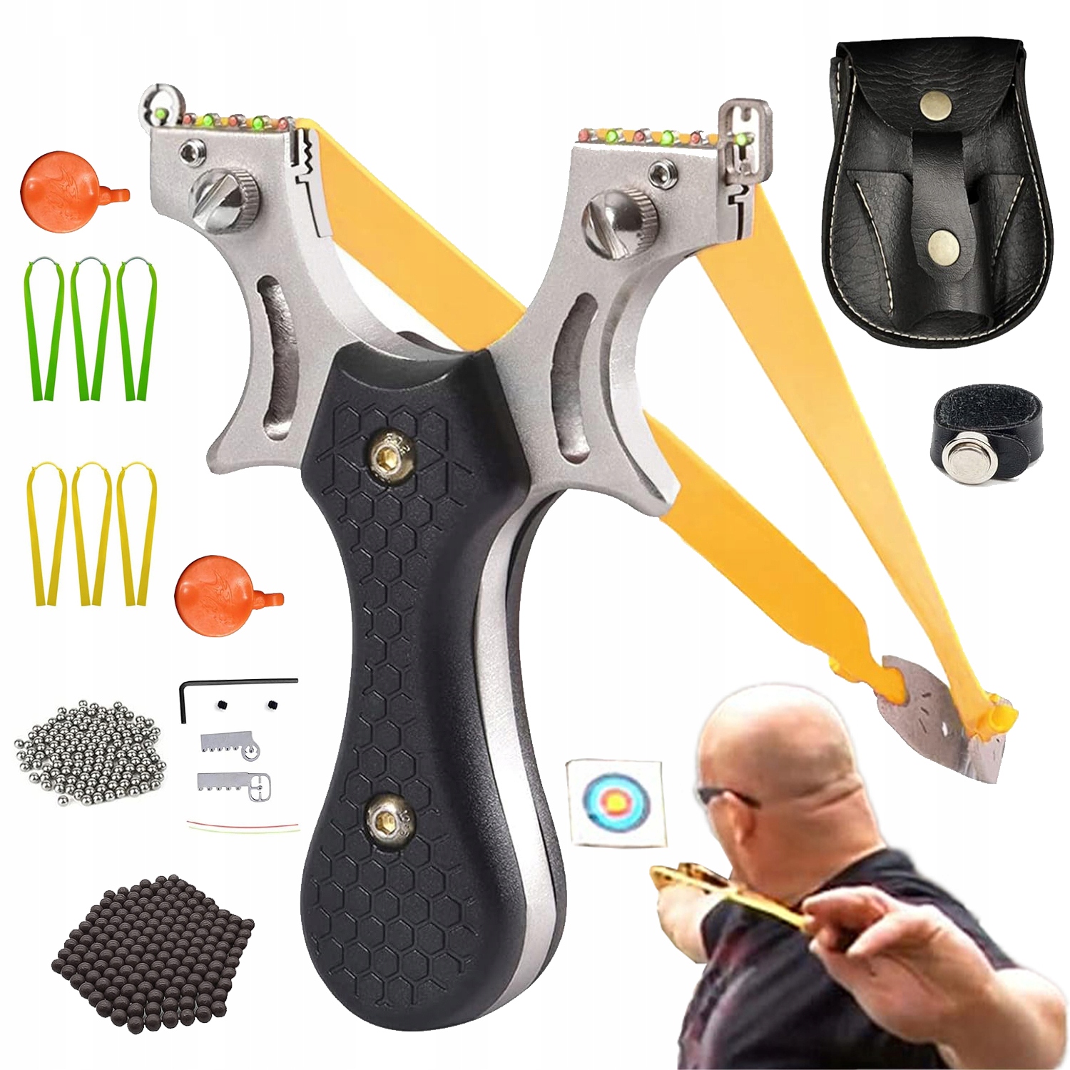 PROCA DO STRZELANIA ZE STAL NIERDZEWNA PROCY DLA DOROSŁYCH