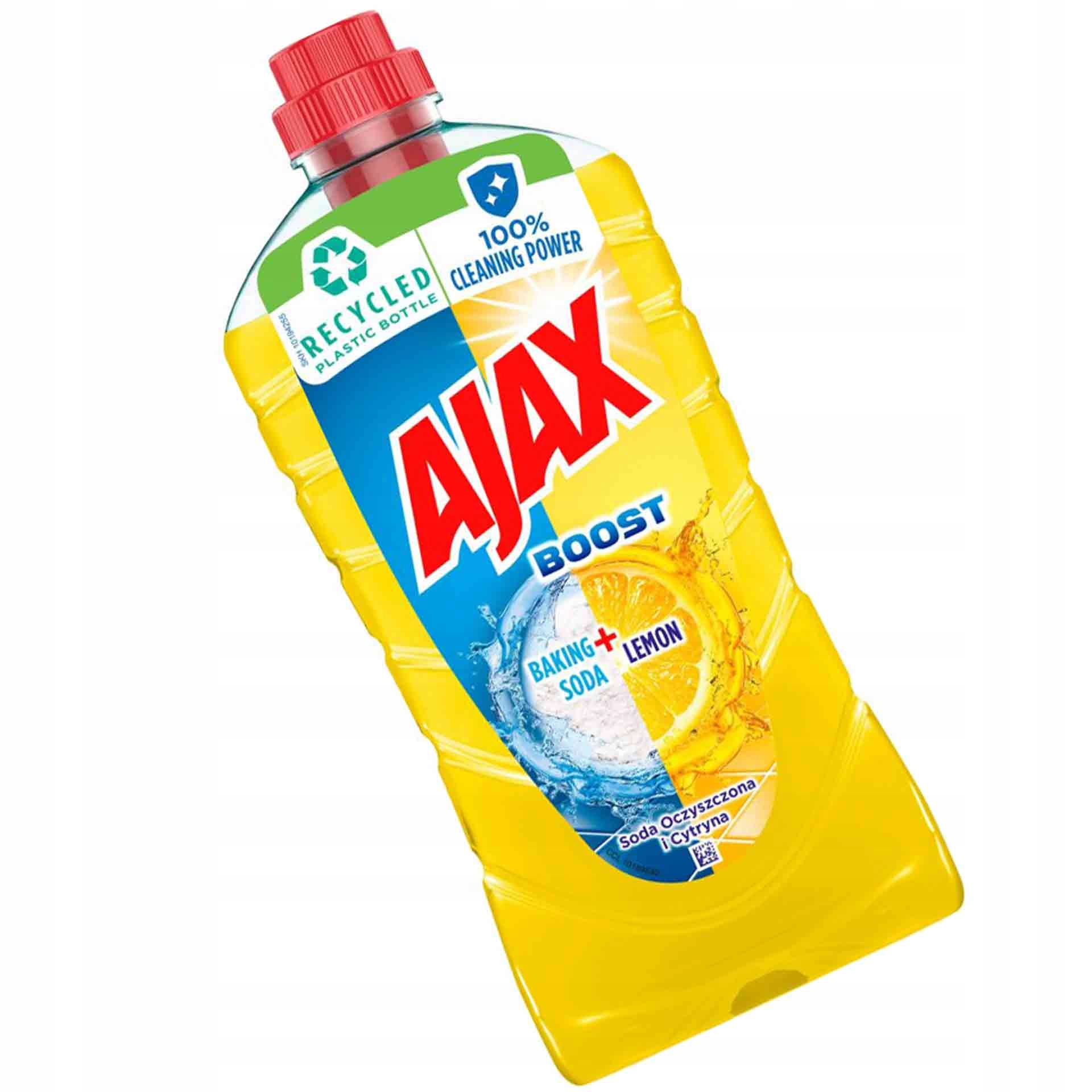 

Ajax Płyn Uniwersalny 1 L Boost Soda Lemon