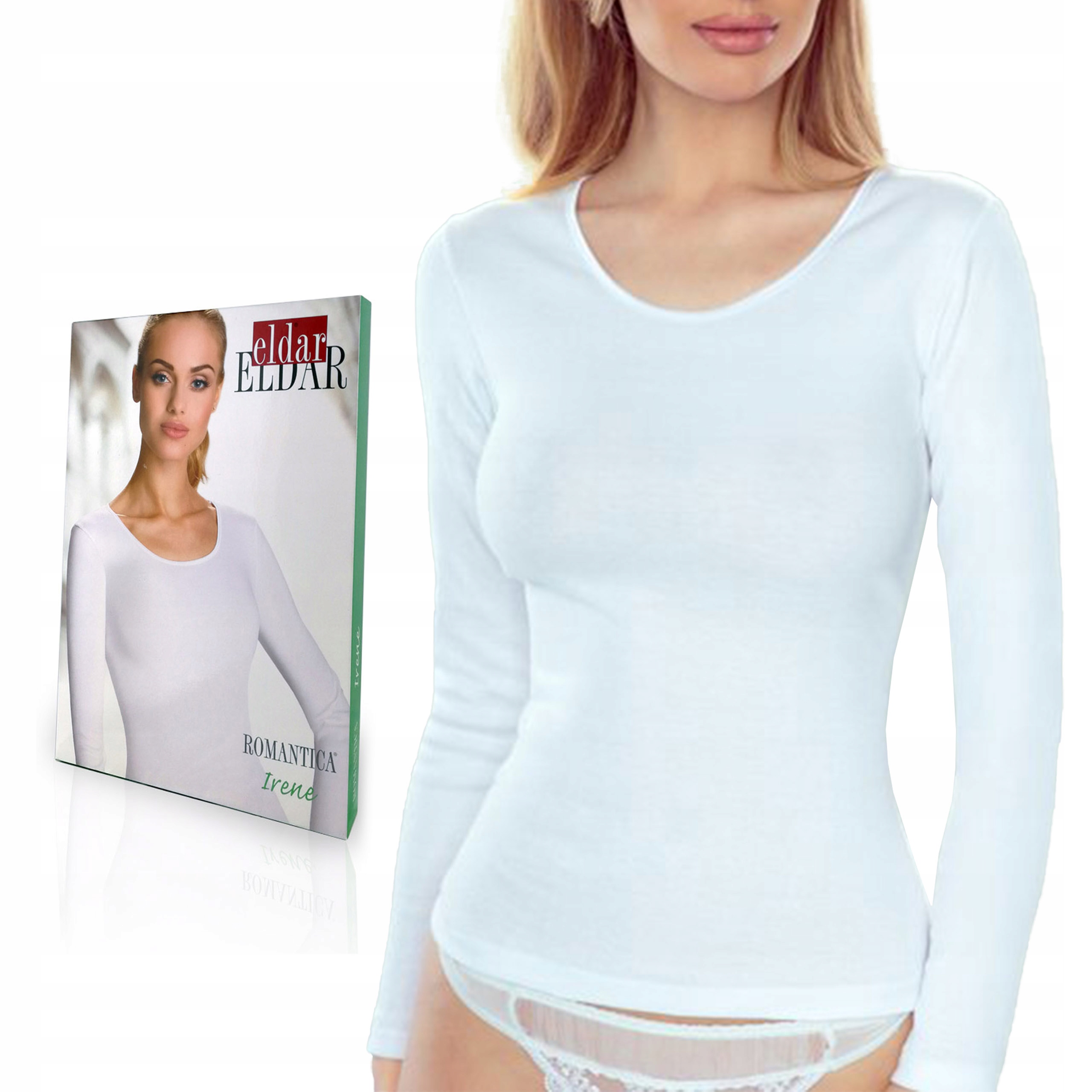 

bluzka top Eldar Irene długi rękaw , Biała , M