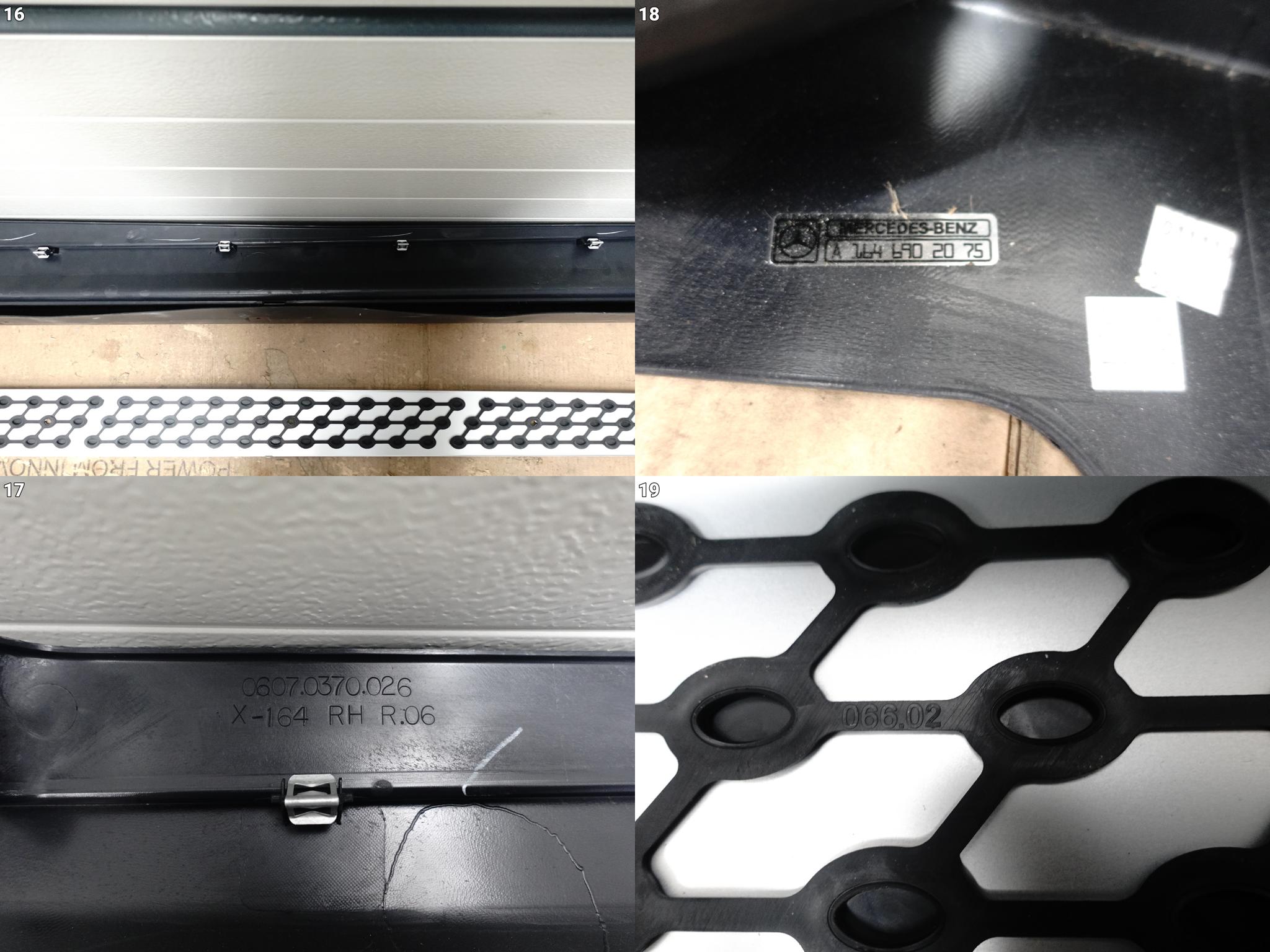 MERCEDES GL X164 06-12 threshold moulding cap STOPIEN right