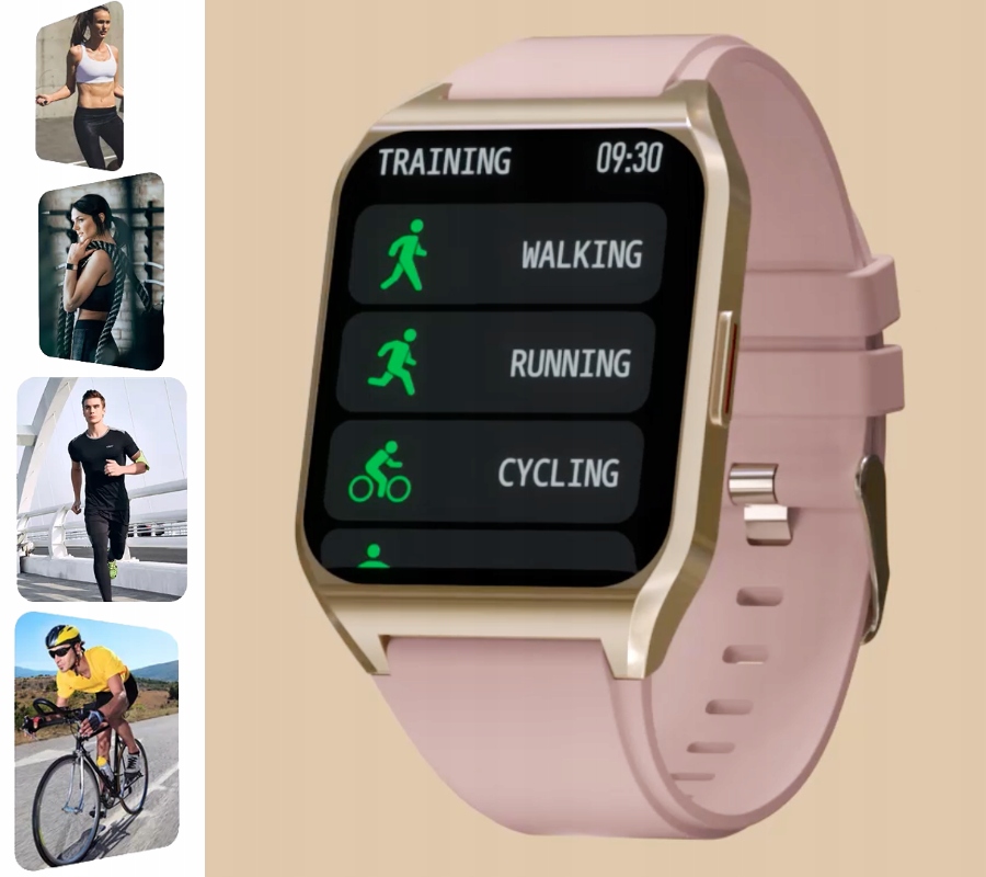 SMARTWATCH DAMSKI + słuchawki bezprzewodowe Marka Rubicon