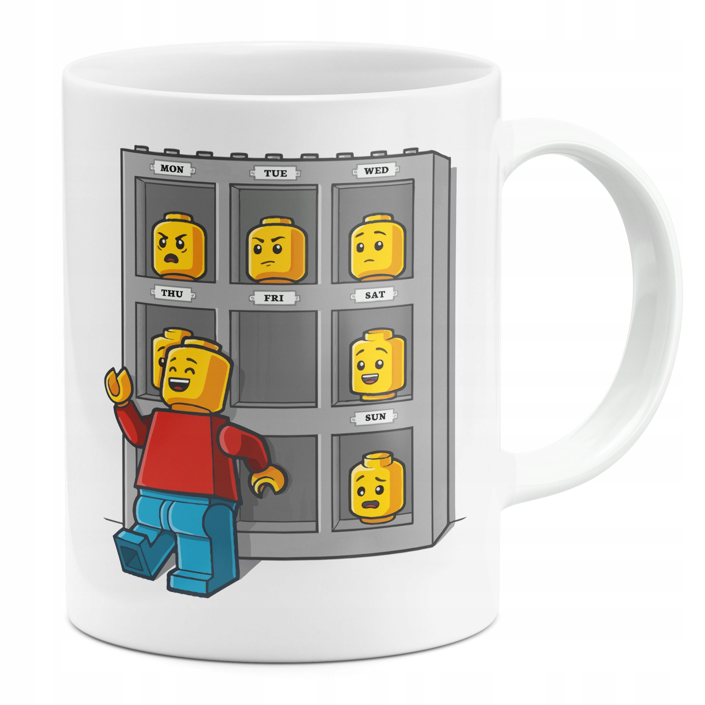 

Kubek Ludzik Lego Klocki Lego Dni Tygodnia