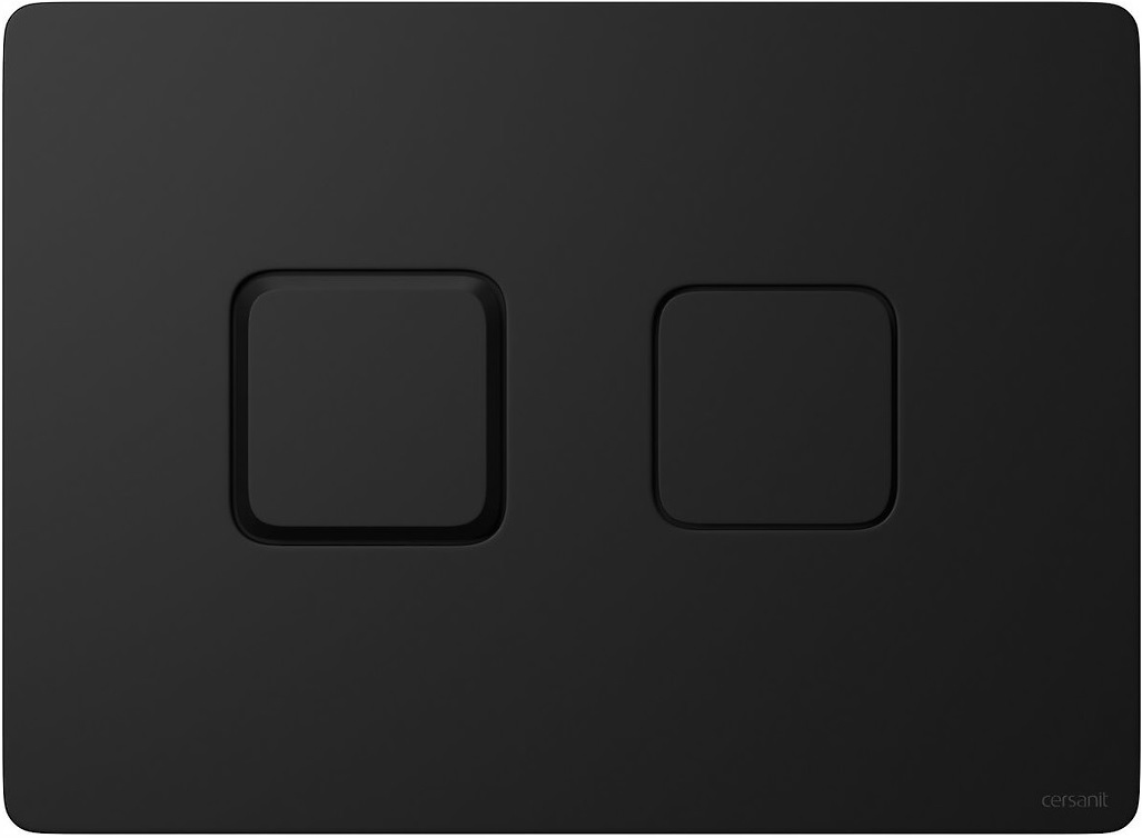 Splachovací tlačítko pro Wc Cersanit Accento Square černé tlačítko K97-426