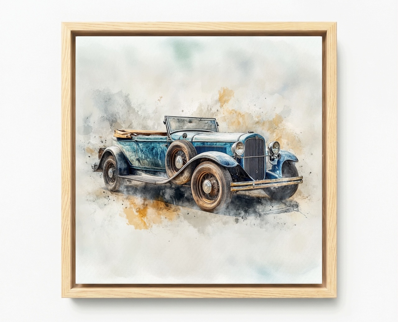 Obraz Rama American Box Auto Oldtimer Zabytek Kabriolet 50x50
