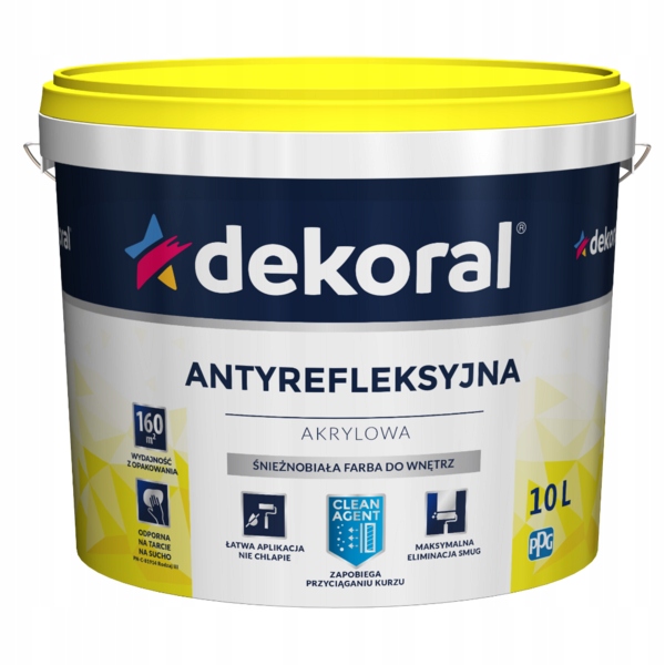 

Farba Polinak Plus Dekoral Akrylowa Biała 1L