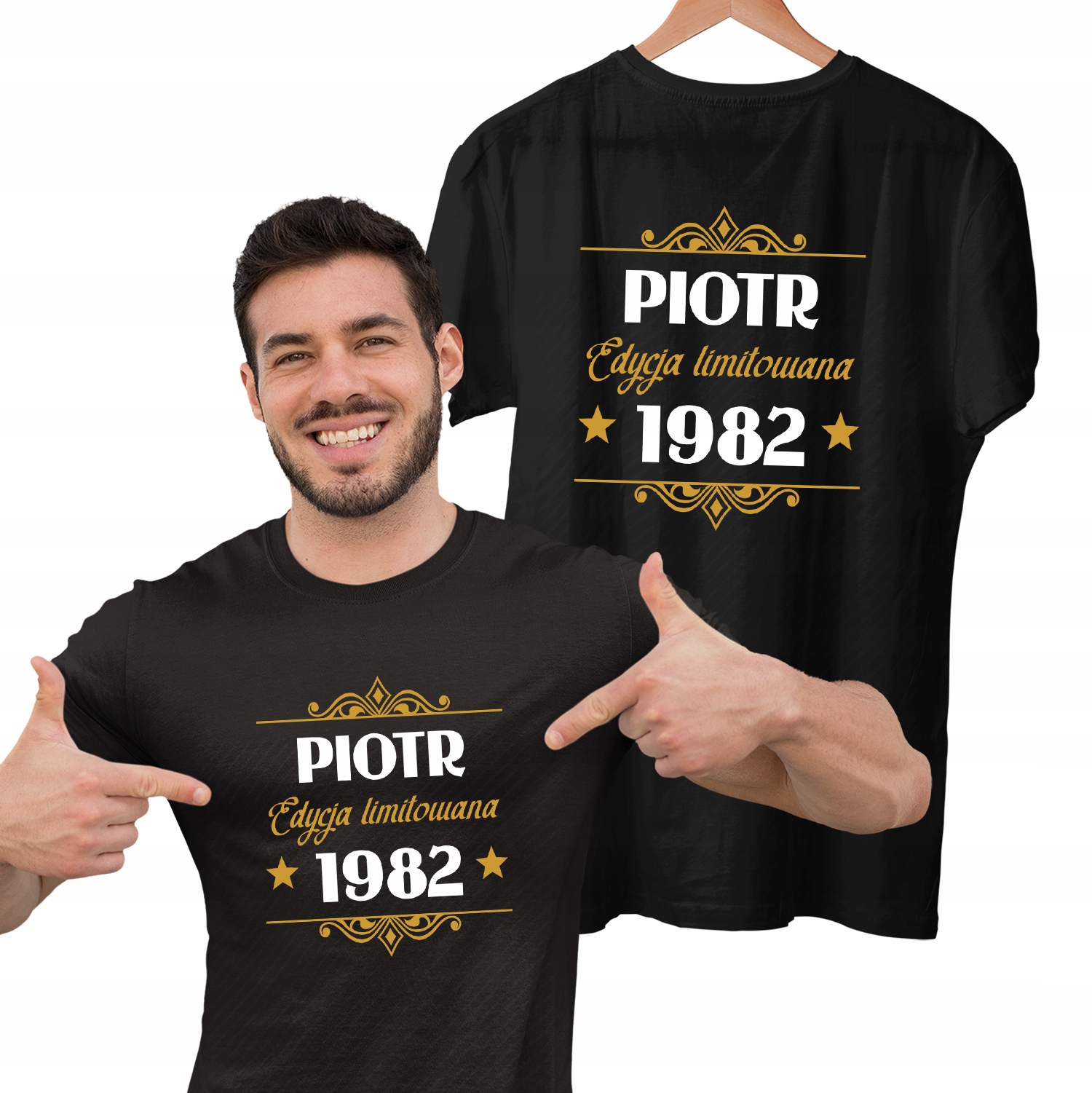 

Na Urodziny Koszulka Męska 1-99 Podaj Imię