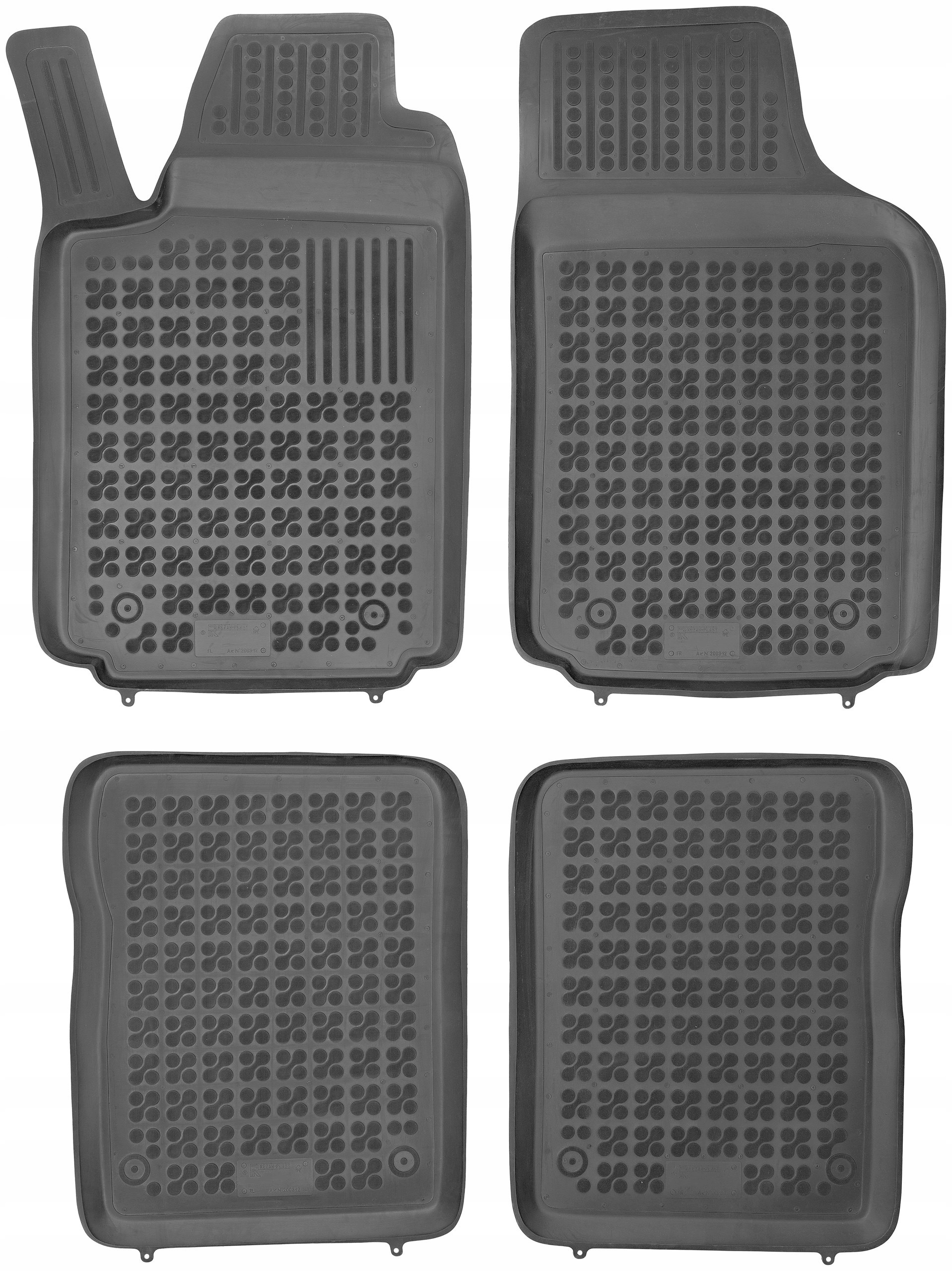 Audi A2 1999-2005 Килимки резинові