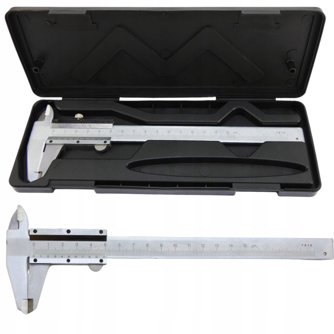 SUWMIARKA NONIUSZOWA 150MM ANALOGOWA 0,02 METALOWA Marka Inter-Vis