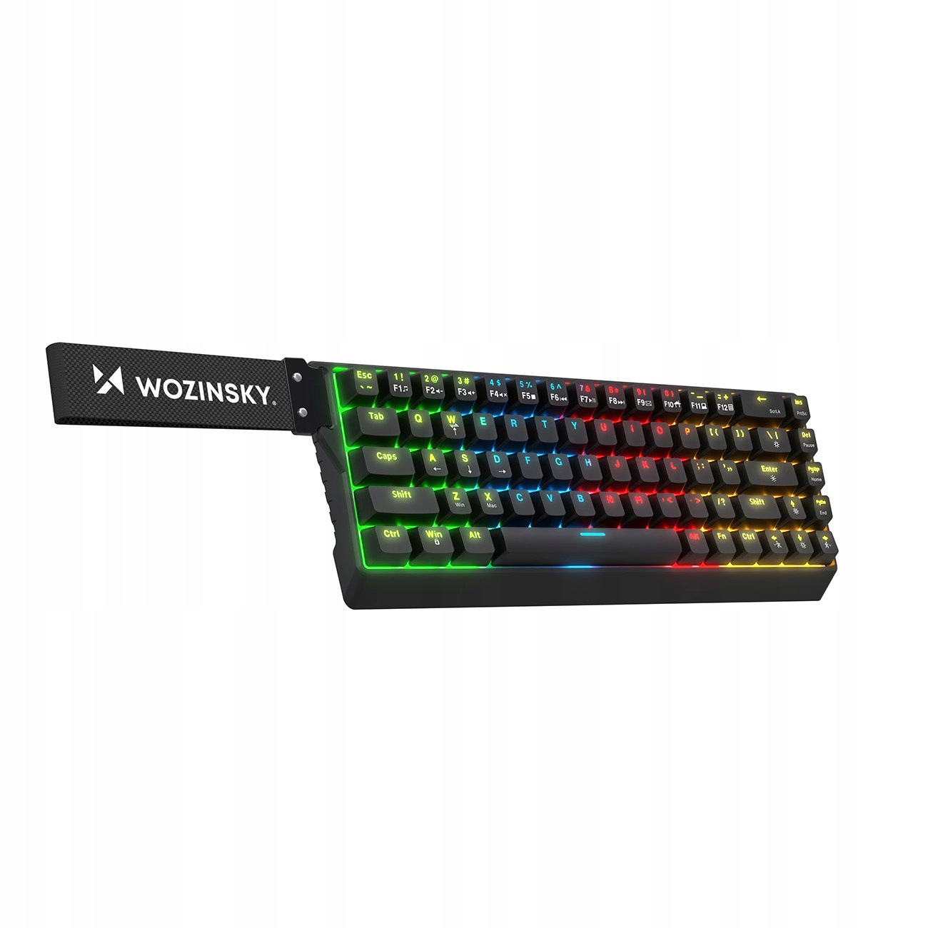 Mechanická podsvícená herní klávesnice Usb-a Rgb černá